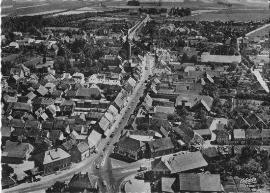 Luftbild Elze von Norden um 1955